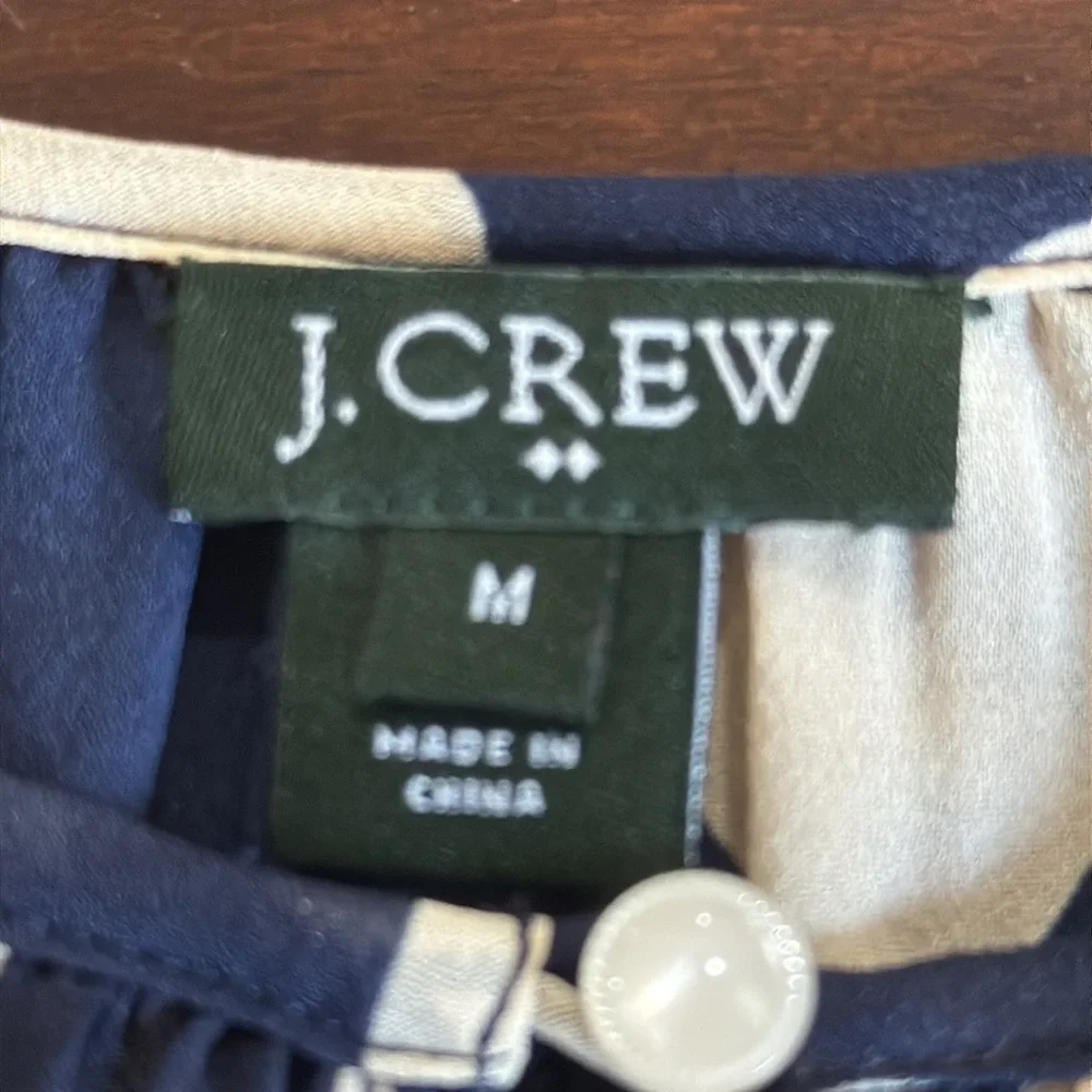 J. Crew Navy Hearts Top